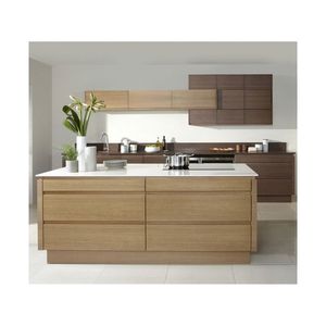 Prima bois <span class=keywords><strong>garde</strong></span>-<span class=keywords><strong>manger</strong></span> moderne complet ensemble de conceptions de stockage armoire <span class=keywords><strong>acheter</strong></span> des armoires de cuisine prêt à assembler pour meubles de cuisine - Product Image 3