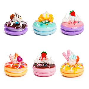 Figuras Personalizadas DIY, Figuras de Comida 3D, Mini Figuras de PVC de Simulación, Modelos de Donuts, Manualidades de Comida de Plástico, Regalo - Product Image 1