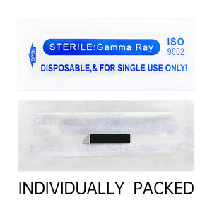 ขายส่งโรงงานที่กำหนดเอง0.16มิลลิเมตร21 Pins เข็มสักคมเข็มเย็บปักถักร้อยมือที่ใช้แล้วทิ้งเข็ม Microblading - Product Image 3