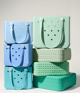 <span class=keywords><strong>Sac</strong></span> fourre-tout unisexe Eva imperméable pour petites filles et femmes, petit <span class=keywords><strong>sac</strong></span> de voyage Bogg, nouveau design, <span class=keywords><strong>sac</strong></span> de plage avec chaîne décorative - Product Image 3