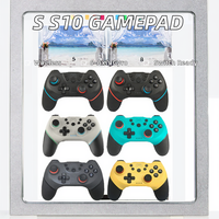 Manette de jeu sans fil S S10 2.4G BT, contrôleur à six axes avec vibration pour PS3, NS, téléphone Android