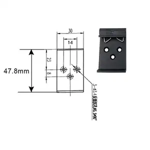 Evrensel 35mm Din ray muhafazası montaj kiti, Pcb montaj adaptörü