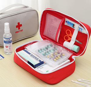 Trousse de premiers soins médicaux d'urgence étanche sac pour voiture en plein air voyage et survie organisation stockage de kit vide - Product Image 1