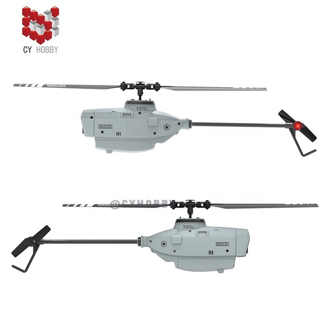 CYHOBBY 6G Single-paddle Non-aileron Reconnaissance Mini RC Helicopter with 720P Camera and Fixed Altitude Positioning Version
