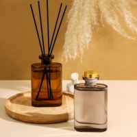 Diskon besar-besaran pewangi rumah DIY Set penyebar buluh tongkat alami Aroma tahan lama untuk kamar tidur ruang keluarga kamar tidur bahan kaca