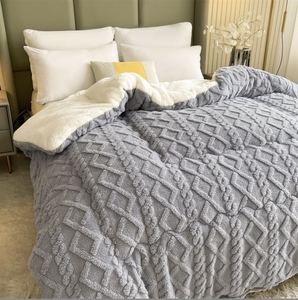 2024 Hot <strong>Sale</strong> Wholesale Plush Fluffy Warm Autumn/Winter Microfiber Breathable Velvet Fleece Comforter/<strong>Duvet</strong>/Quilt/Blanket - Product Image 2