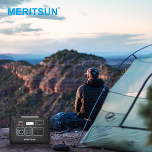 MeritSun Portable Power Station for Camping Battery <b>Solar</b> MPS1000 Rechargeable Power Station - Product Image 4