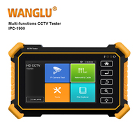 WANGLU Nuevo Probador de Cámaras IP de 4 Pulgadas IPC-1900C PLUS con Pantalla Táctil IPS, Control PTZ, Probador de Cables UTP con Rastreador de Cables