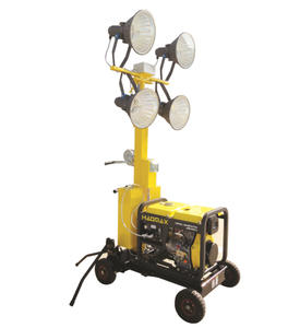 Torres de Luz LED Portátiles de Diésel con Batería de Ultra Larga Duración, Luz Blanca para Obras, Jardines, Paisajes y Emergencias, IP67 - Product Image 2