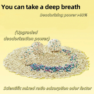 Lettiera per Gatti Mista con Impasto e Bentonite, Migliore Assorbenza, Lettiera Mista Bentonite Tapioca Tofu, Arena Para Gatos - Product Image 3
