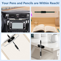 Accessoires de bureau YDS, fournitures pour enseignants, supports autocollants pour crayons et stylos pour tableau noir, clip en silicone pour marqueurs.