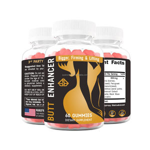 OEM Butt Booster, formule naturelle à base de plantes, extrait de palmier nain, pour raffermir et lifter les fesses, 60 gummies pour femmes - Product Image 1