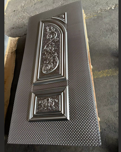 Dernières conceptions de revêtements de porte en acier moulé, revêtements de porte en acier laminé à froid, tôles d'acier estampées - Product Image 2