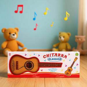 Guitarra Clásica de Juguete para Niños de 3+ Años, Instrumento Musical para el Aprendizaje Musical Infantil - Product Image 3