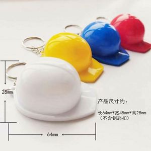 Llavero Promocional de Plástico con Luz, Destapador de Botellas, Mini Casco de Seguridad LED Ecológico con Logotipo Personalizado - Product Image 3