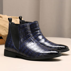 Botas Chelsea Clásicas de Lujo para Hombre, Hechas a Mano, Color Marrón, Parte Superior de PU, Impermeables, Antideslizantes, de Alta Calidad - Product Image 3