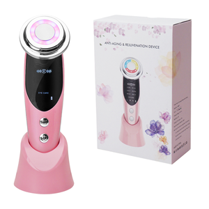 อุปกรณ์ยกกระชับใบหน้า 5-in-1 ความถี่สูง การสั่นสะเทือน ไฟ LED สีสันสดใส เครื่องนวดหน้ากระชับผิว เครื่องมือเสริมความงาม - Product Image 4