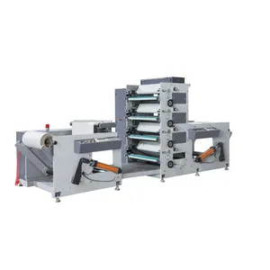 Máquina de impressão flexo 4oz 2-4-6cores, copo de papel automático completo, tigela, saco de papel, máquina/máquina de impressão flexo, preço da impressora