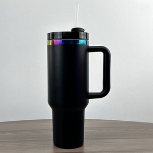 Electroplate Plated For Laser Engraving 40oz Tumbler Powder Coated Customized Stainless Steel Water Bottle Mugs Original - Product Image 3