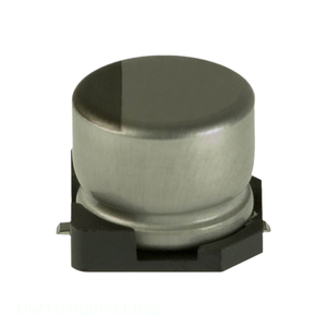 ตัวแทนจำหน่ายอย่างเป็นทางการ คาปาซิเตอร์อะลูมิเนียม 10UF 20% 50V SMD 10 uF UWT1H100MCL1GB แบบติดตั้งบนพื้นผิว - Product Image 1