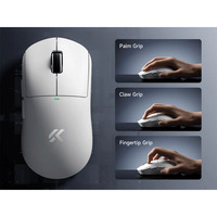 Ratón Inalámbrico para Juegos MCHOSE A5 V3, Ultraligero de 56G, Ratón para Esports con Sensor Óptico PAW3395 de 26000DPI, Tres Modos
