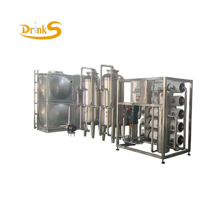 Reverse Osmosis RO Purification System 5000LPH Mineral Filter Purifier Purify Water Treatment Machinery