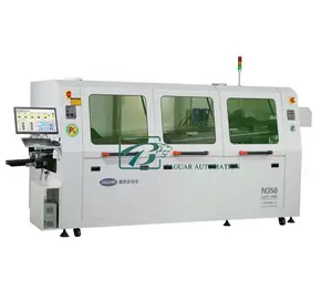 Lead free automatic wave soldering machine for LED lighting production line PCB welding equipment