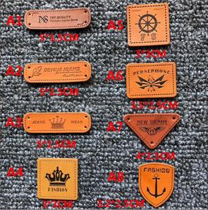 2022121406 PU Leather <strong>Label</strong> Stock and Accept <strong>Customize</strong> Denim Pants <strong>Jeans</strong> Wear <strong>Labels</strong> - Product Image 2