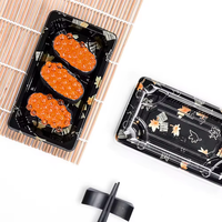 Boîte à sushi en carton kraft de qualité supérieure, prix de gros bas, avec fenêtre transparente
