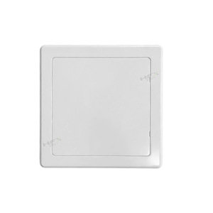 Hefengxing Wall Drain Pipe Cover 86x86x10mm Plastic Self-Adhesive Access Panel Flat Mounted - Product Image 1