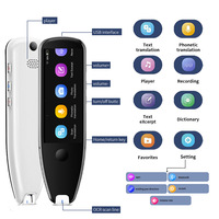 Stylo scanner portable Dispositif de traduction intelligent Apprentissage Machine Stylo de traduction Traducteur multilingue