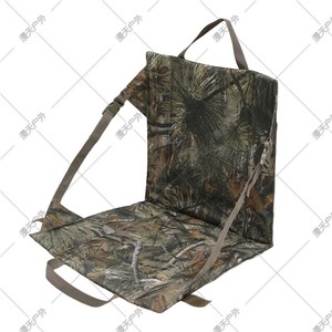 Cojín de Asiento Portátil de Camuflaje, Tela Oxford, Plegable, para Camping, Caza, Aire Libre, Rectangular, Tamaño Individual - Product Image 2