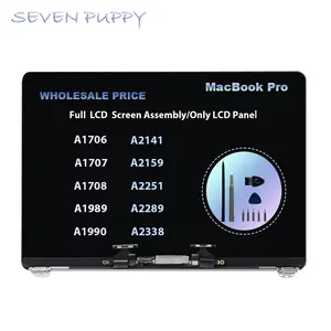 SEVENPUPPY真新しいMacBookPro A1706 A1707 A1708 A1989 A1990 A2141 A2159 A2251 A2289 A2338LCDスクリーンディスプレイの交換