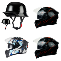 Casque intégral rétro japonais pour petits espaces, avec visière argentée, pour la conduite urbaine, casque de sécurité pour moto