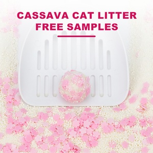 Eco-Friendly Flushable Biodegradable Odor Control <b>Cat</b> Sand High Absorption Natural Dust-Free Fast Clumping Cassava <b>Cat</b> <b>Litter</b> - Product Image 1