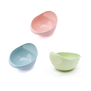 Colador de Plástico PP para Lavar Arroz con Cesta de Drenaje - Utensilio de Cocina Reutilizable y Ecológico para Verduras y Frutas - Product Image 6