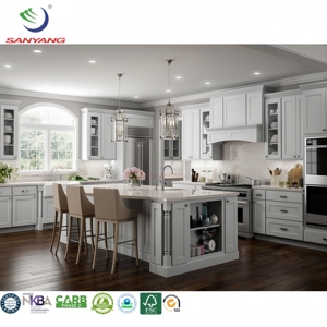 Thái Lan Mỹ tủ nhà máy chất lượng cao tủ bếp sang trọng Mỹ lưu trữ bằng gỗ RTA tủ bếp để bán - Product Image 3