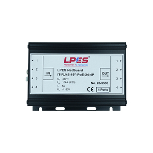 Parafoudre Ethernet Cat5 en ligne 24V PoE pour la protection des lignes de données - Product Image 4