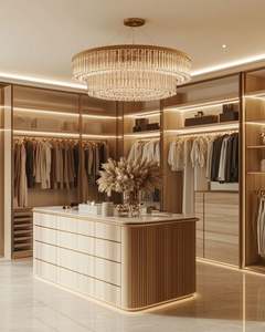 Luxury Black Bedroom Closet <b>Wardrobe</b> <b>Sliding</b> Dressing <b>Mirror</b> Elegant Glass Cabinets for Apartments for Walk-in Dressing Rooms - Product Image 3