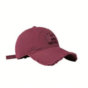 Vente en gros de haute qualité unisexe 100% coton 3D broderie logo usé déchiré chapeaux en détresse casquette de baseball - Product Image 1