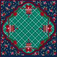 Tapis de Mahjong Américain Antidérapant et Inodore Nouveau Style 2026, Tapis en Caoutchouc Fée Papillon Champignon pour Jeux de Société Échecs Poker et Utilisation sur Table