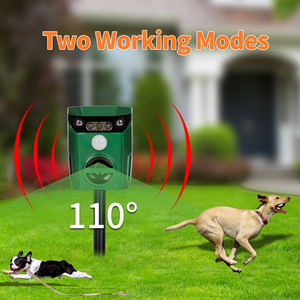 Disuasión avanzada de animales al aire libre Integración Activación Escalada Ultrasonidos Luces intermitentes Ciclo de 4 modos - Product Image 6