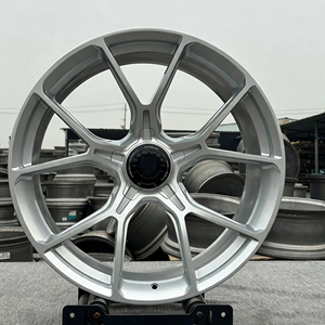 ล้อฟอร์จแบบปลอมพร้อม <span class=keywords><strong>Center</strong></span> Lock สำหรับ 996 997 991 992 5*130 911 718 Spyder Taycan ทำจากอลูมิเนียมอัลลอยด์ 6061T6 - Product Image 2