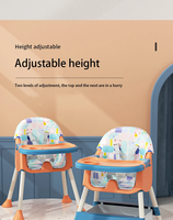 Meubles en plastique multifonctionnels bon marché pour bébés Chaise d'alimentation pour enfants