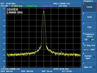 Modul ADF5355 dengan layar warna kapasitif 3.5 inci sumber sinyal RF Synthesizer frekuensi Microwave VCO asli