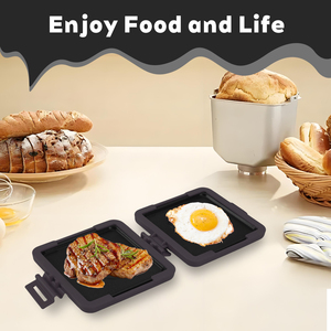 Plaque de cuisson multifonctionnelle pour micro-ondes avec sangle en silicone résistante à la chaleur, en forme de cœur - Product Image 6
