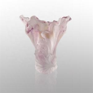 Desain Baru Kerajinan Kristal Buatan Tangan Evaporator Kristal Ungu Vas Kristal Burner - Product Image 2