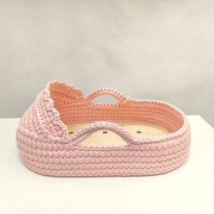 Ademend zacht handvat Mozesmandje <span class=keywords><strong>Baby</strong></span> Luiertafel Wieg voor pasgeborenen Gehaakt - Product Image 3