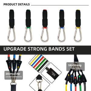 Gedeng Tissu personnalisé Long Pull Up Fitness <span class=keywords><strong>Loop</strong></span> Bandes d'exercice Gym Cotton Long Resistance Bands Set - Product Image 2