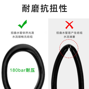 Manguera de limpieza de alta presión de 15 m de goma con accesorios de latón para máquinas Karcher K2 K5 - Product Image 3